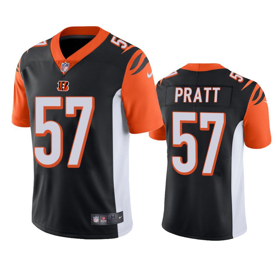 Men Cincinnati Bengals #57 Germaine Pratt Nike Black Limited NFL Jersey->cincinnati bengals->NFL Jersey